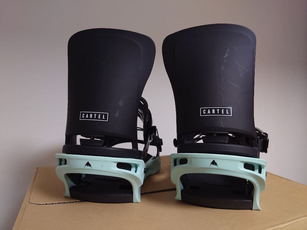 値下げ【バートンCartel 】スノーボードビンディング ブラック/ミント