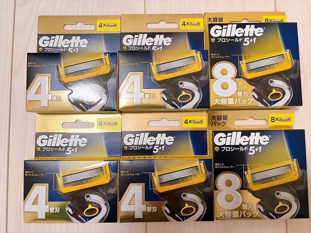 ジレット　プロシールド　替刃