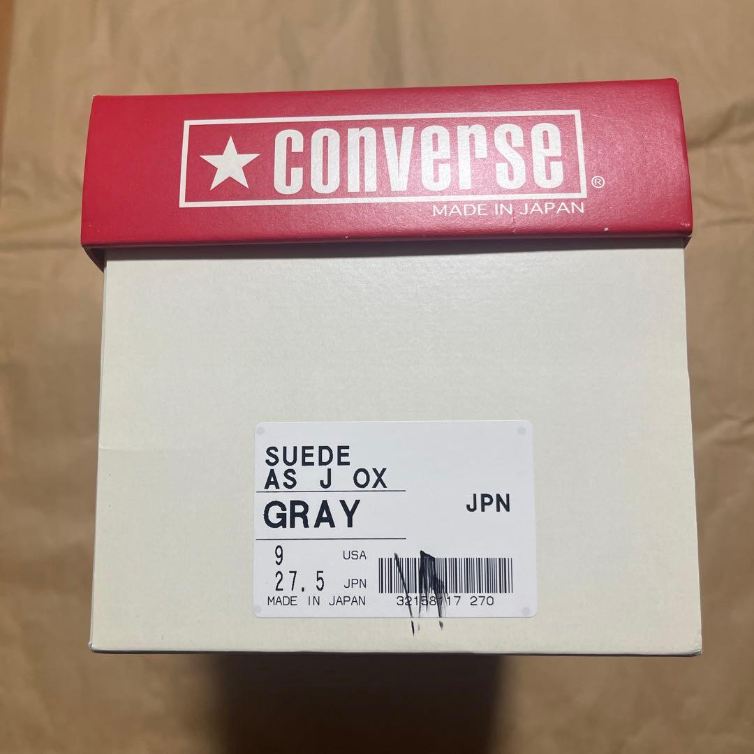 未使用品　コンバース オールスター　AS J OX グレー スニーカー