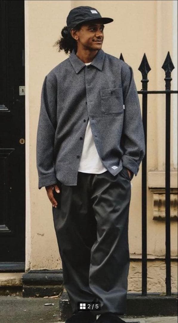 トップス WTAPS CRUMB / LS / POLY.TWEED. TEXTILE M