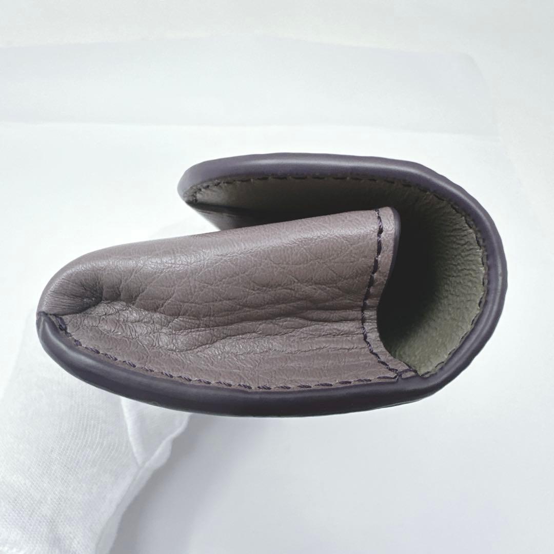 極美品 HIROFU ヒロフ レザー メガネケース 眼鏡ケース