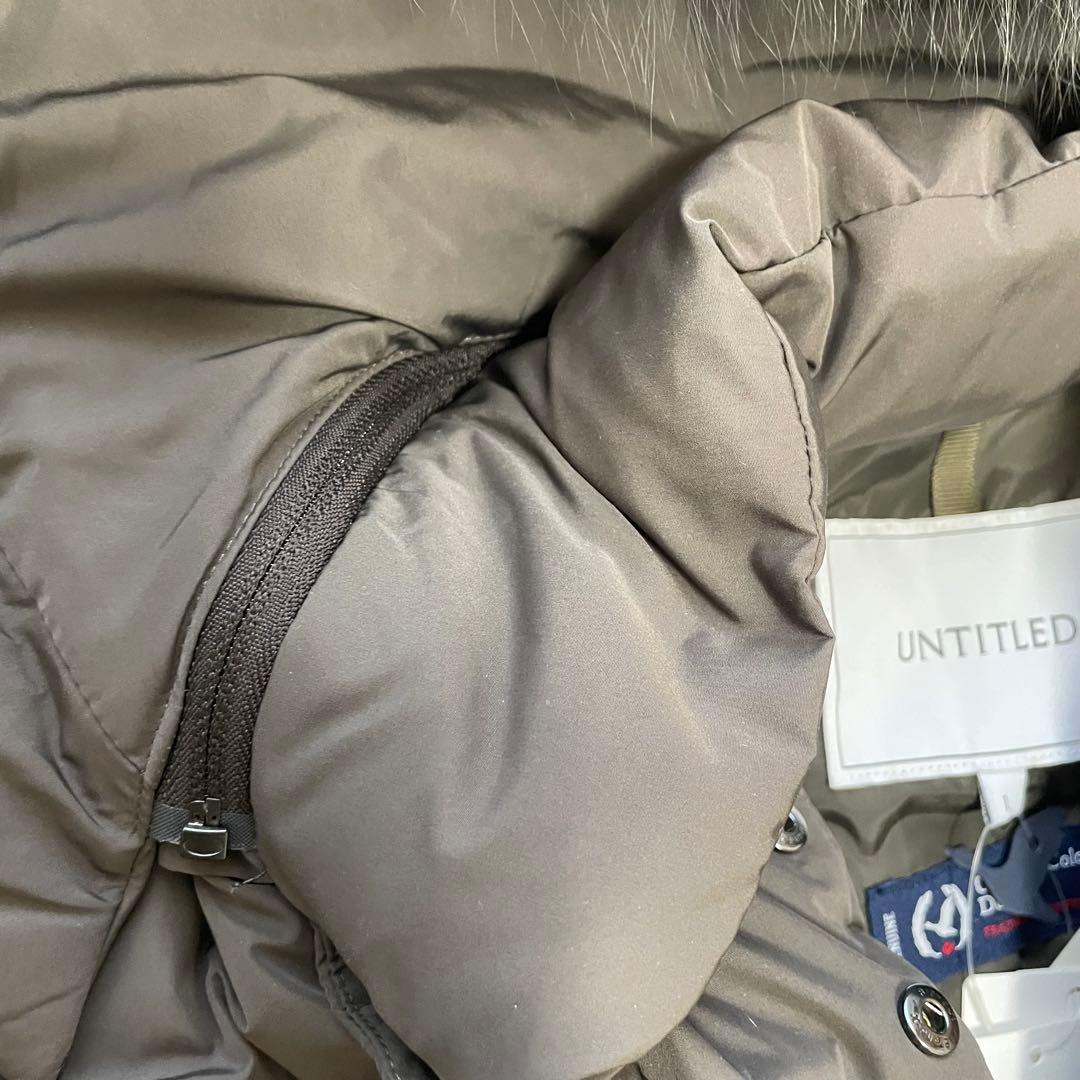 【新品未使用】UNTITLEDアンタイトル ダウンコート カナディアン ダウン