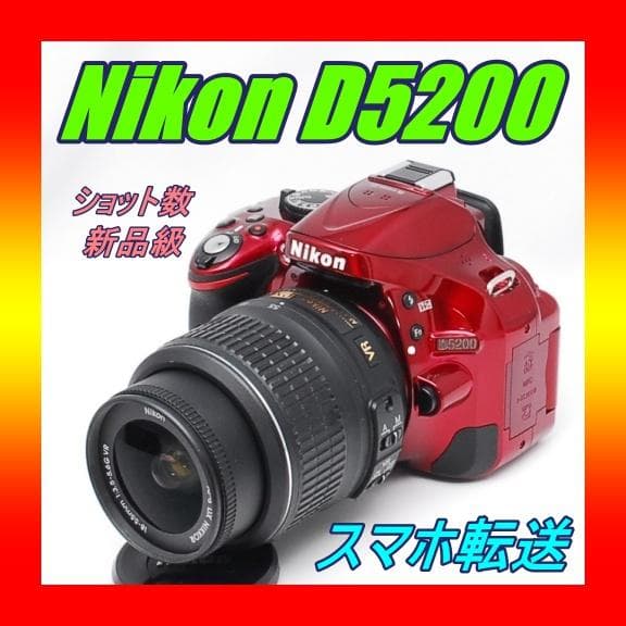♥ Nikon D5200 ♥ 撮影枚数約170枚 スマホ転送 一眼レフ