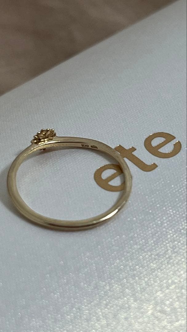 eteディジーリングK10YG 9号 即日発送