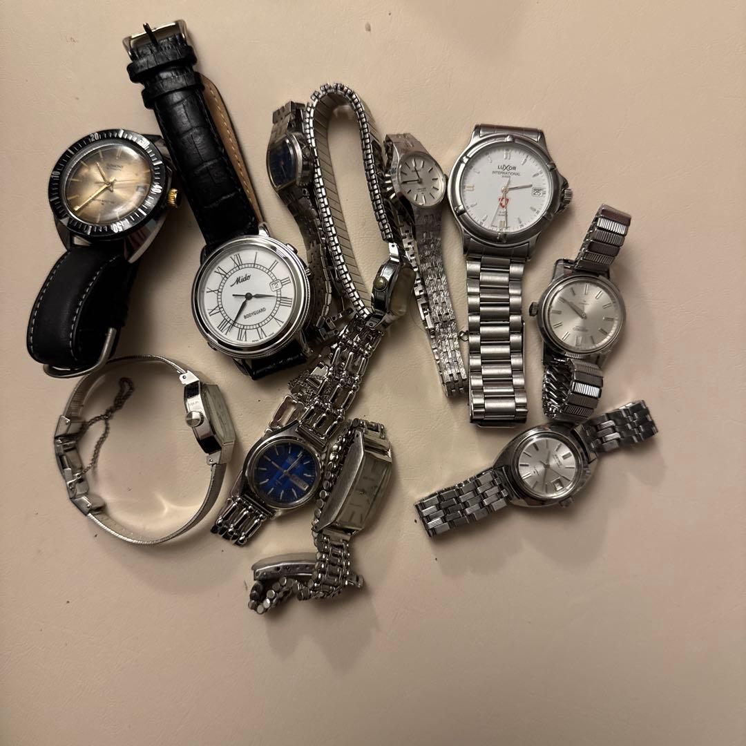 時計　11点　まとめ　動作未確認　ジャンク　tomony など、