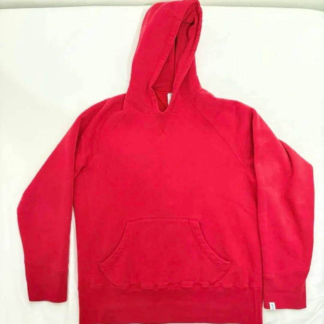 ループウィラー × ビームスプラス　スウェット パーカー XL レッド