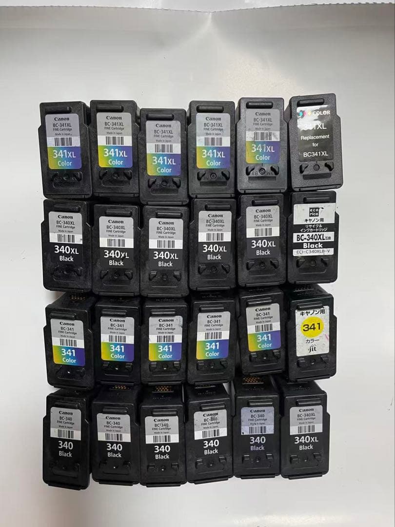 Canon使用済みインクカートリッジ 24個