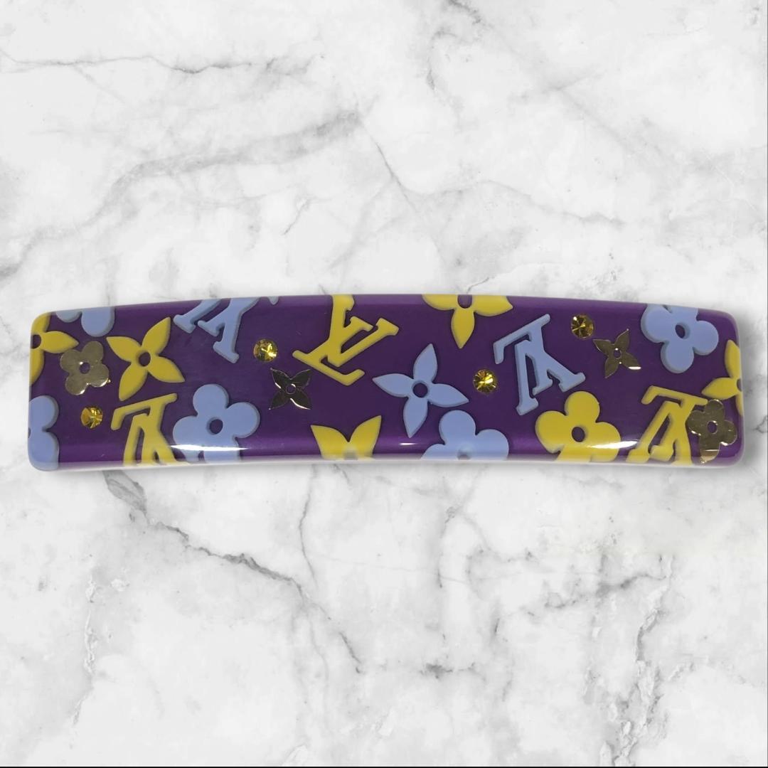 美品 ルイヴィトン バレッタ モノグラム ファランドール 髪留 ヘアアクセサリー