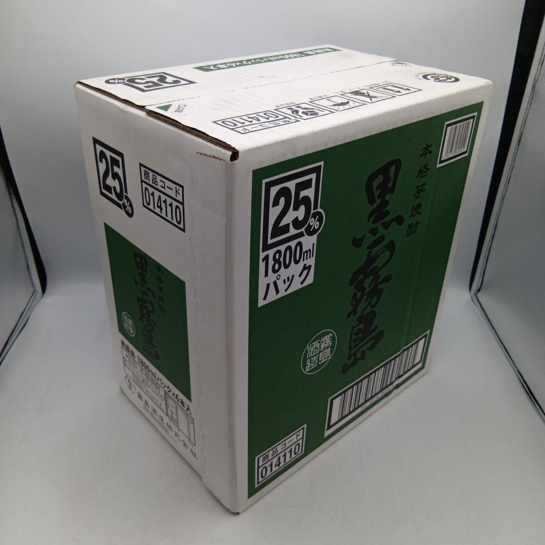 値下げ不可 黒霧島　1800ml 6本入　本格焼酎　25％