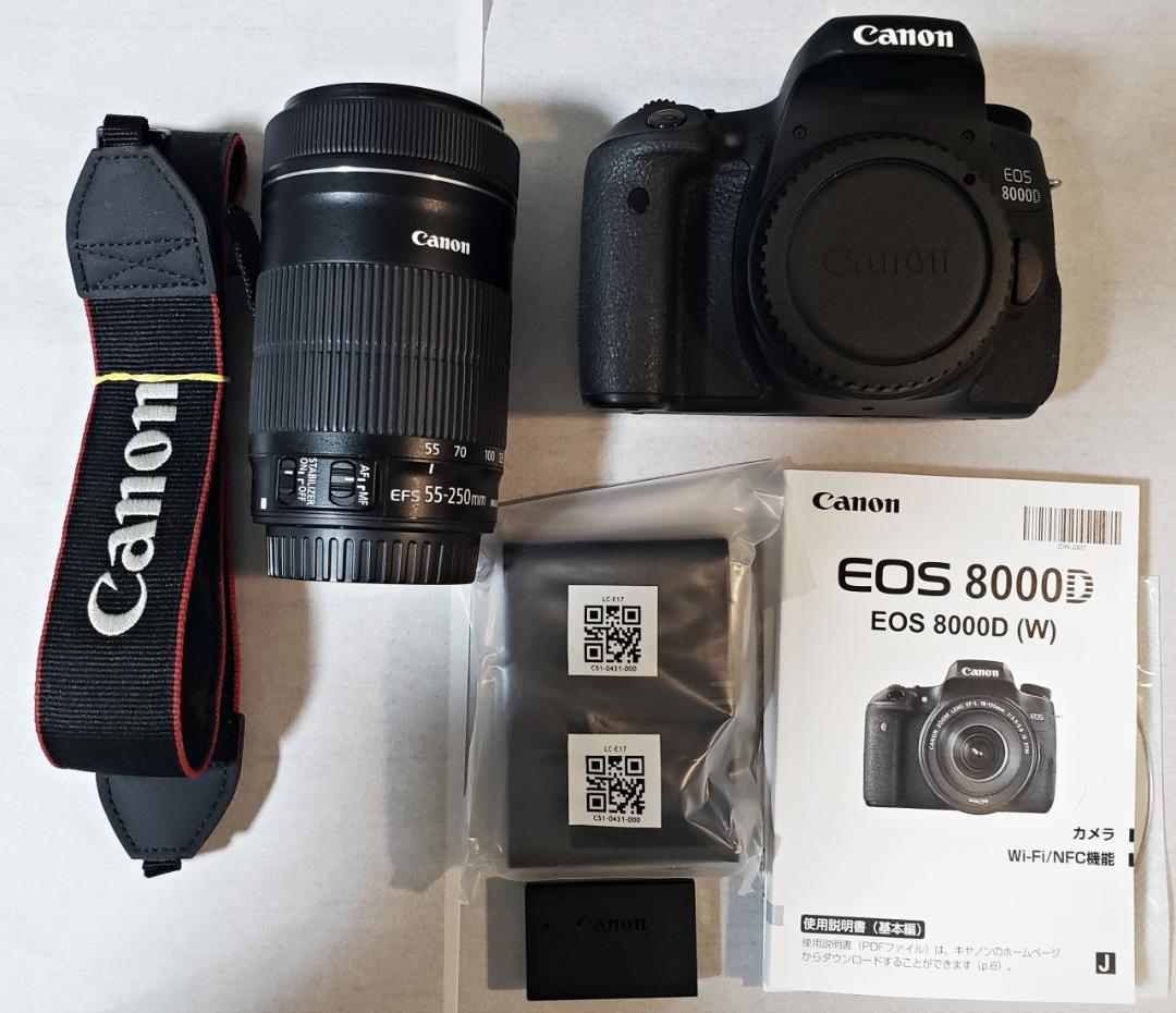 ★Canon EOS 8000D + EF-S 55-250mm IS STM