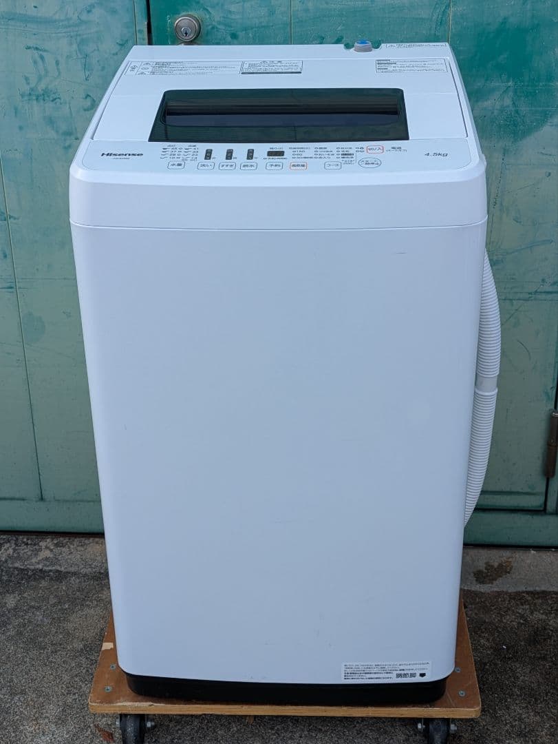 ［495］ 名古屋限定送料無料！ 洗濯機 ハイセンス 2019年製 4.5kg