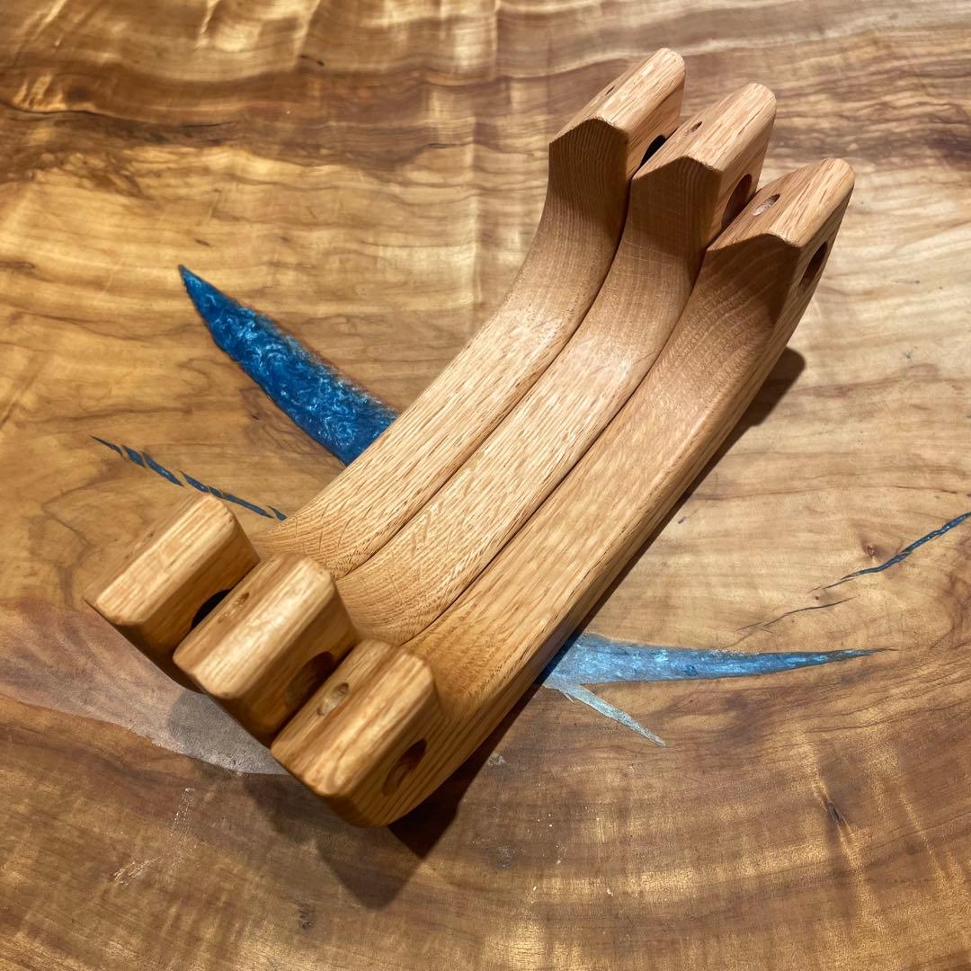 ハイエース用アシストグリップ(ホワイトオーク)5個セット