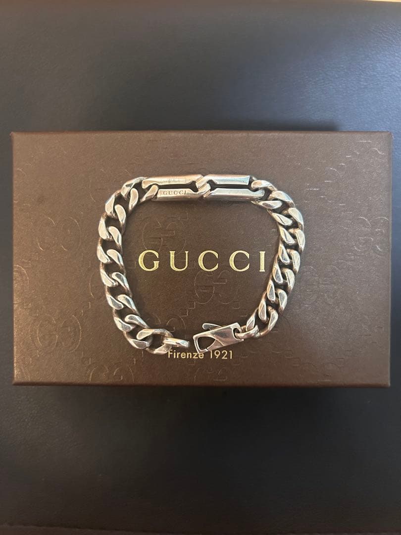 taco5310 GUCCI シルバーチェーンブレスレット