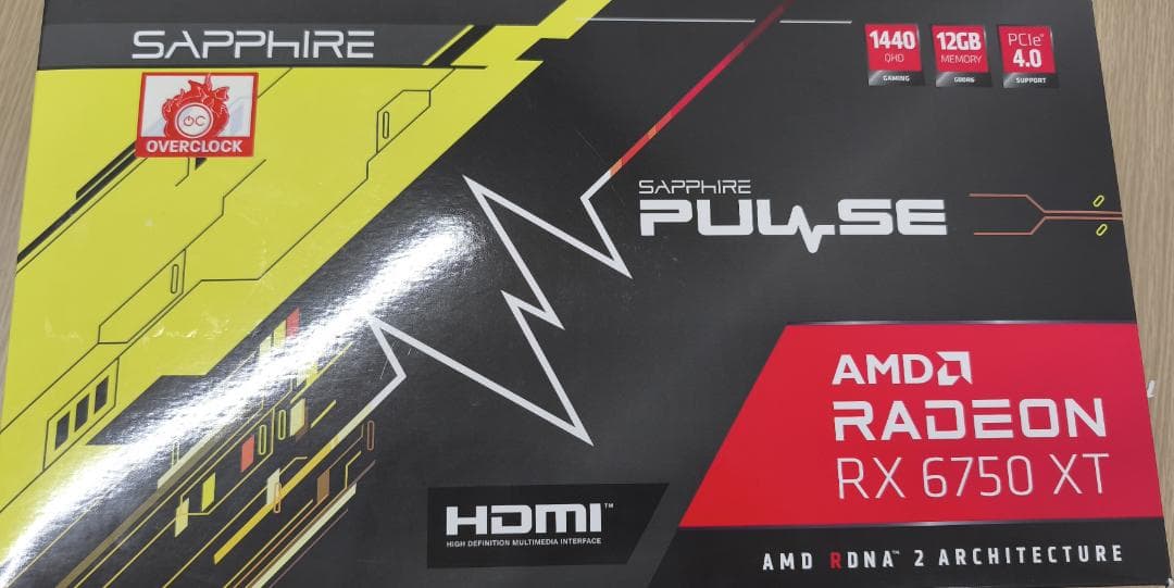グラフィックボード・グラボ・ビデオカード SAPPHIRE PULSE Radeon RX 6750 XT GAMING
