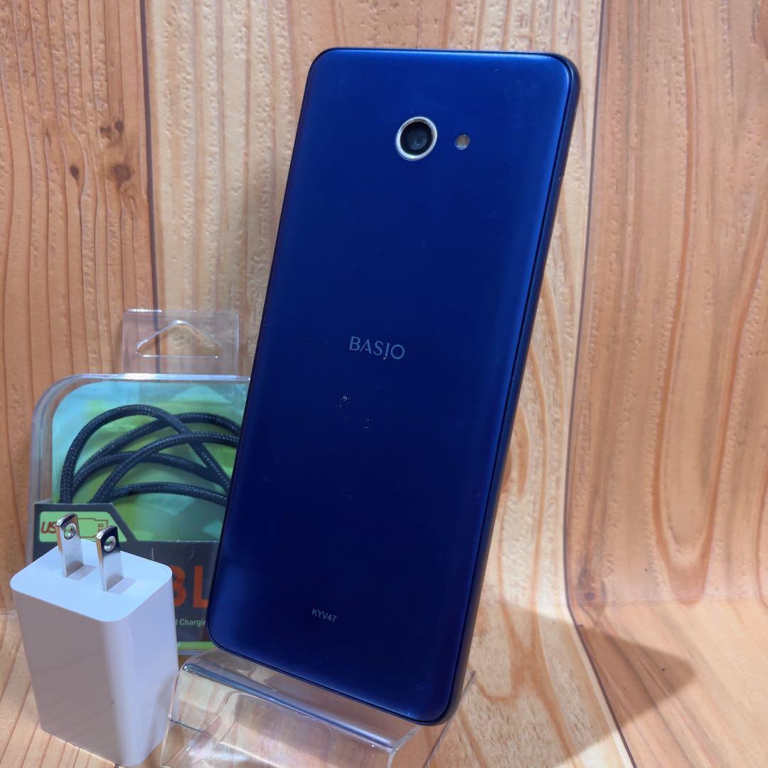 SIMフリー 本体 BASIO 4 KYV47 32 GB 107F ブルー