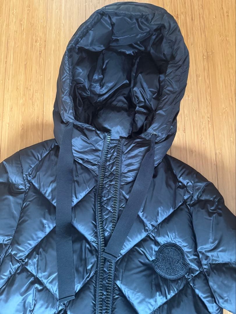 モンクレール　ダウンジャケット　サイズ0 ブラック