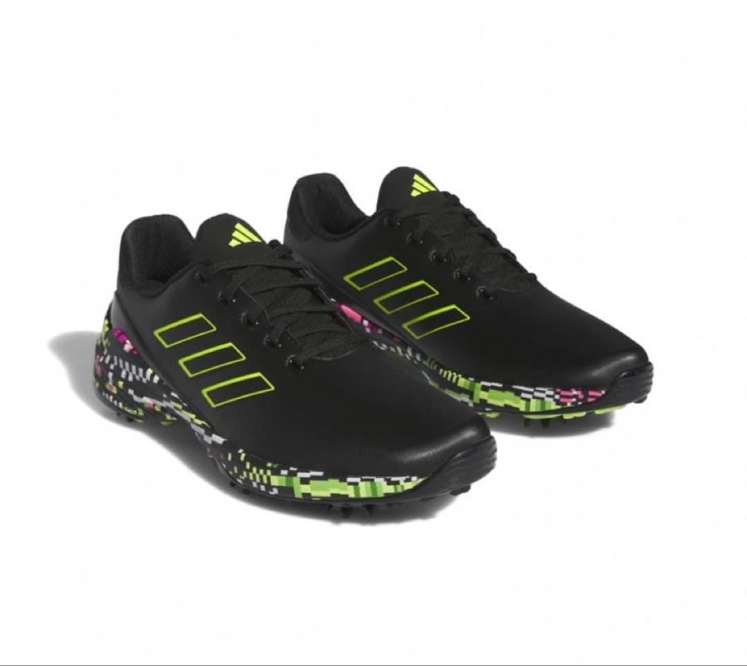 新品adidasアディダスゴルフシューズ　ゼットジー23 グリッチ