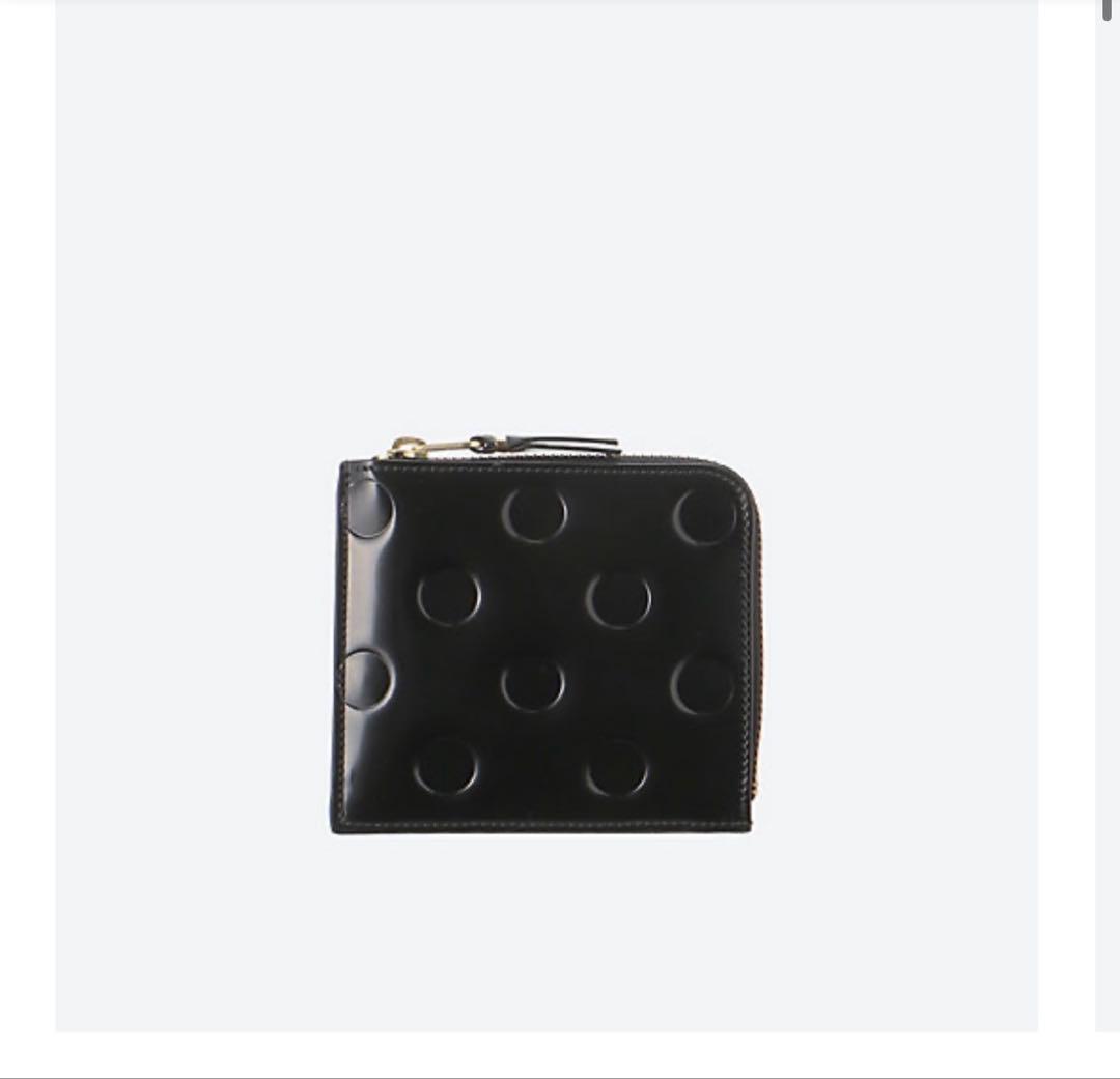 Wallet COMME des GARCONS ポルカドットエンボス 財布