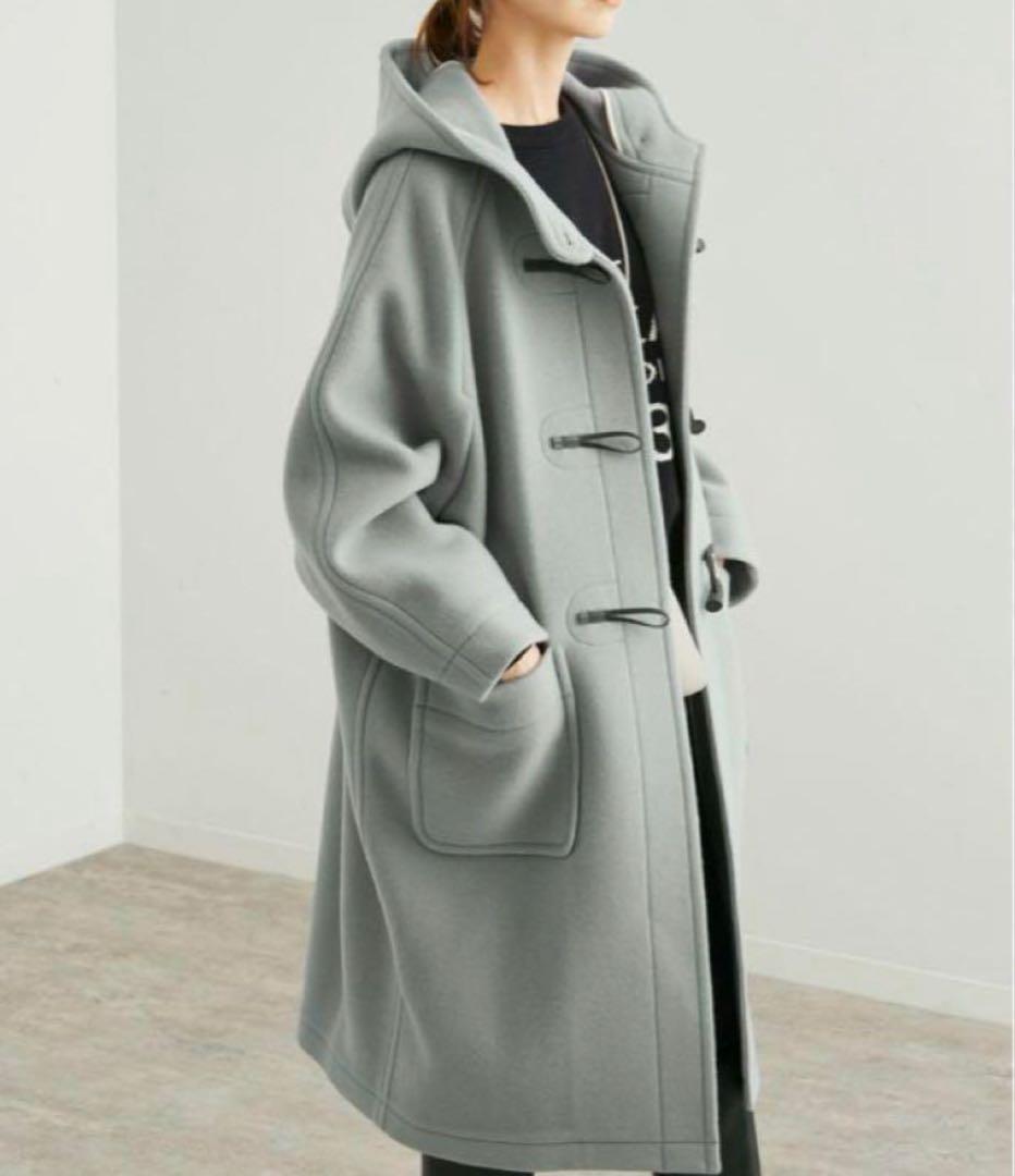 SLOBE IENA ダッフルコート　サックスブルー