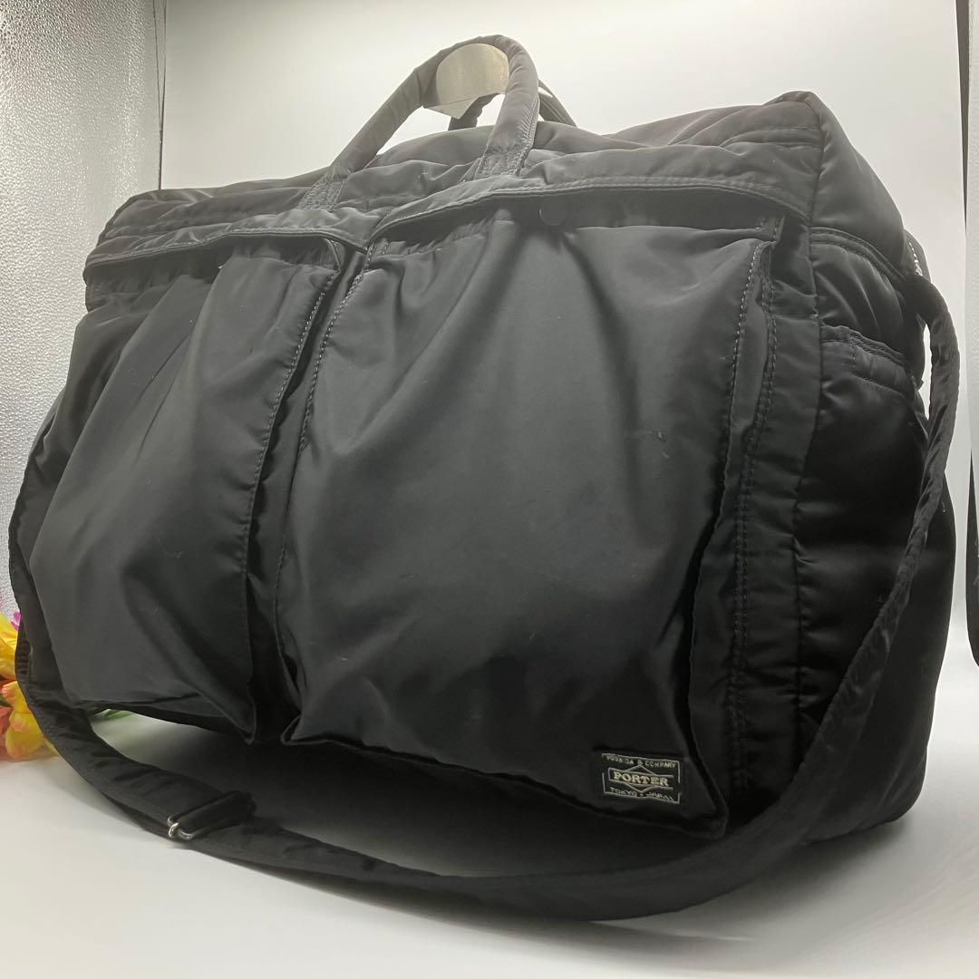 専用　PORTER タンカー XLサイズ ブラック 大容量　2WAY