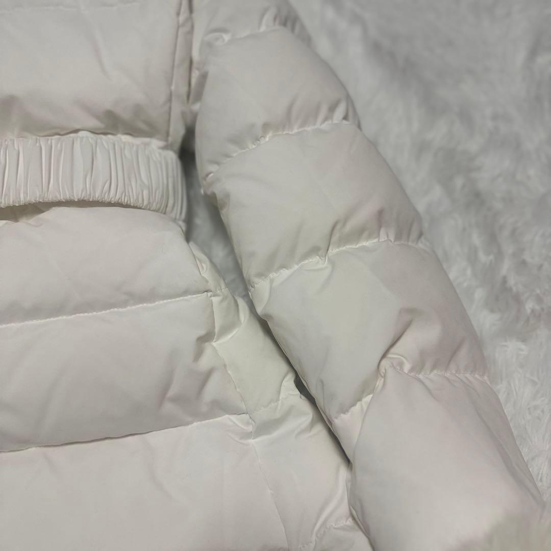 Riu リウ　Rちゃん　ホワイト ダウンジャケット ファー　FREE SIZE