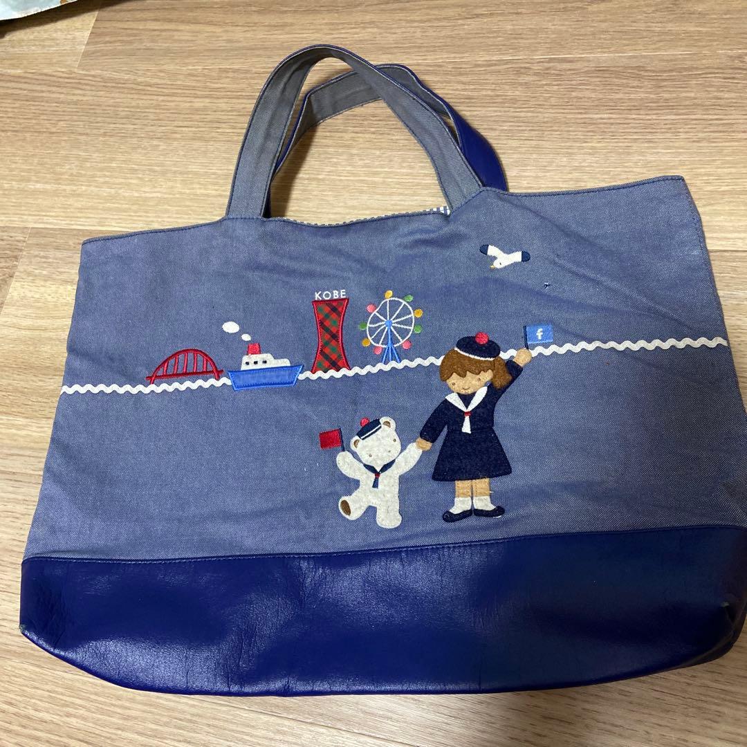 familiar ファミリア　デニムトートバッグ