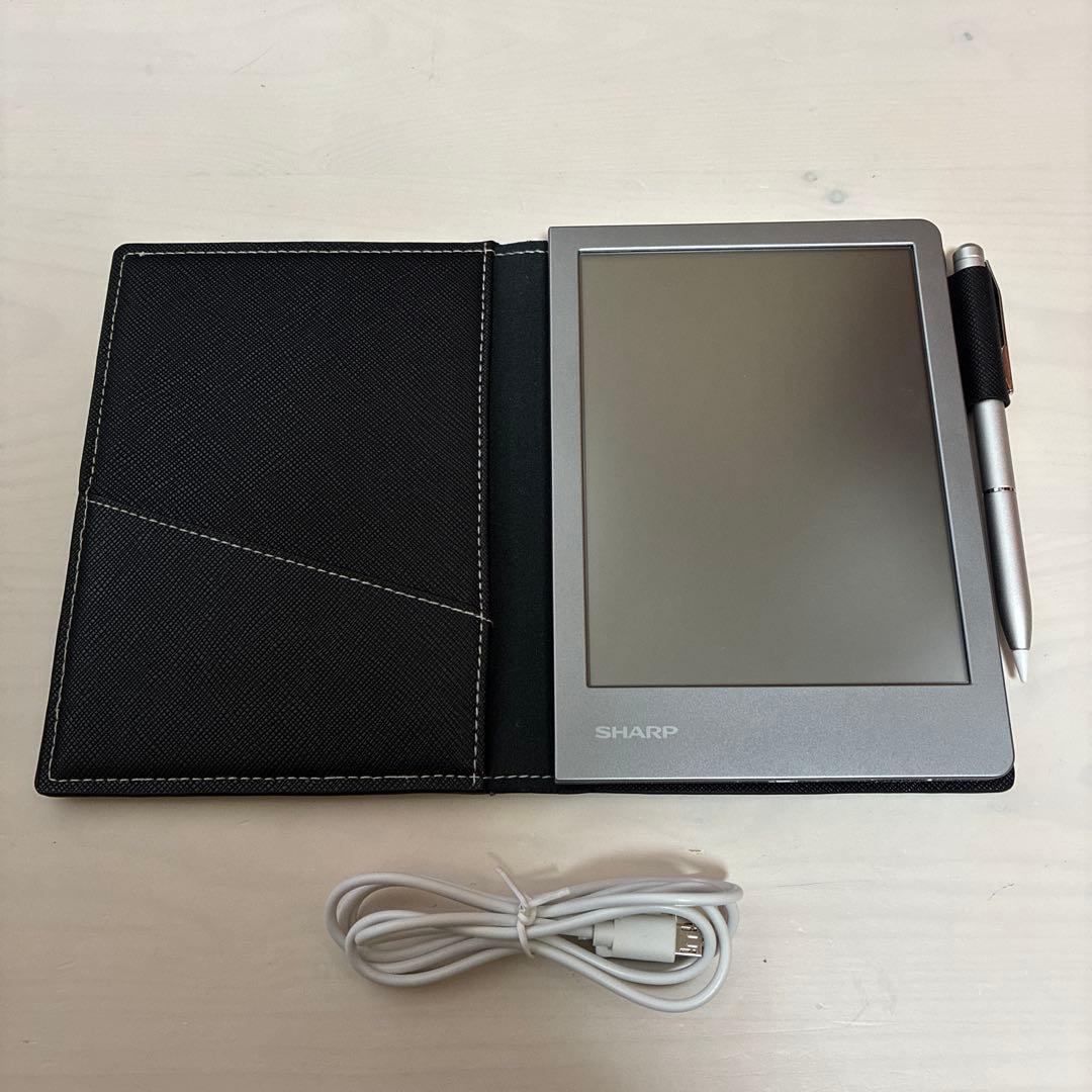 ［美品］SHARP 電子ノート WG-S50 シルバー ペン付き シャープ