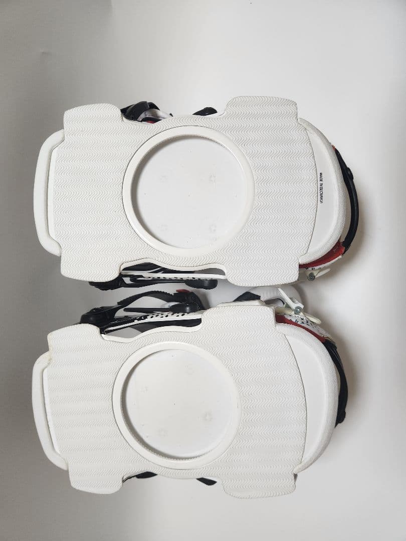 SP スノーボード ビンディング ホワイト/ブラック/レッド