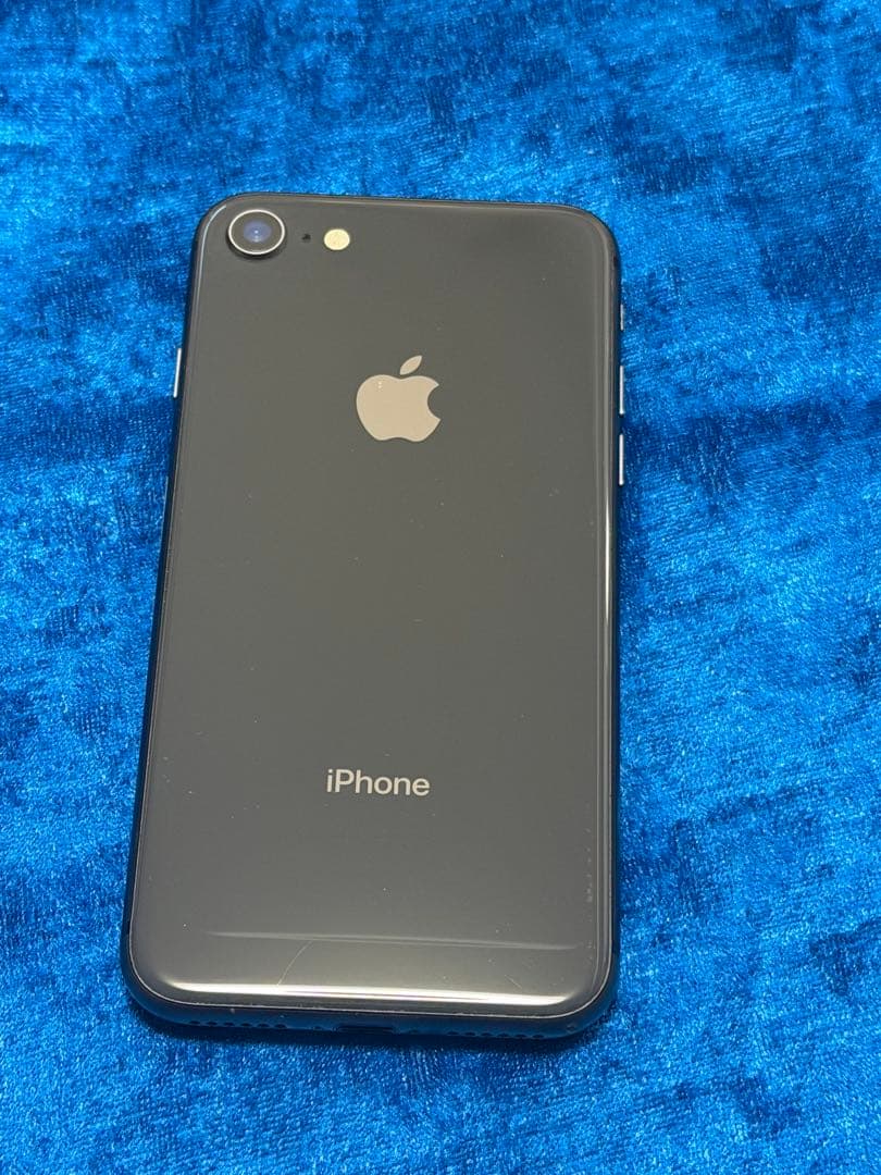 iPhone8 64GBスペースグレイ SIMロックなし バッテリー容量100%