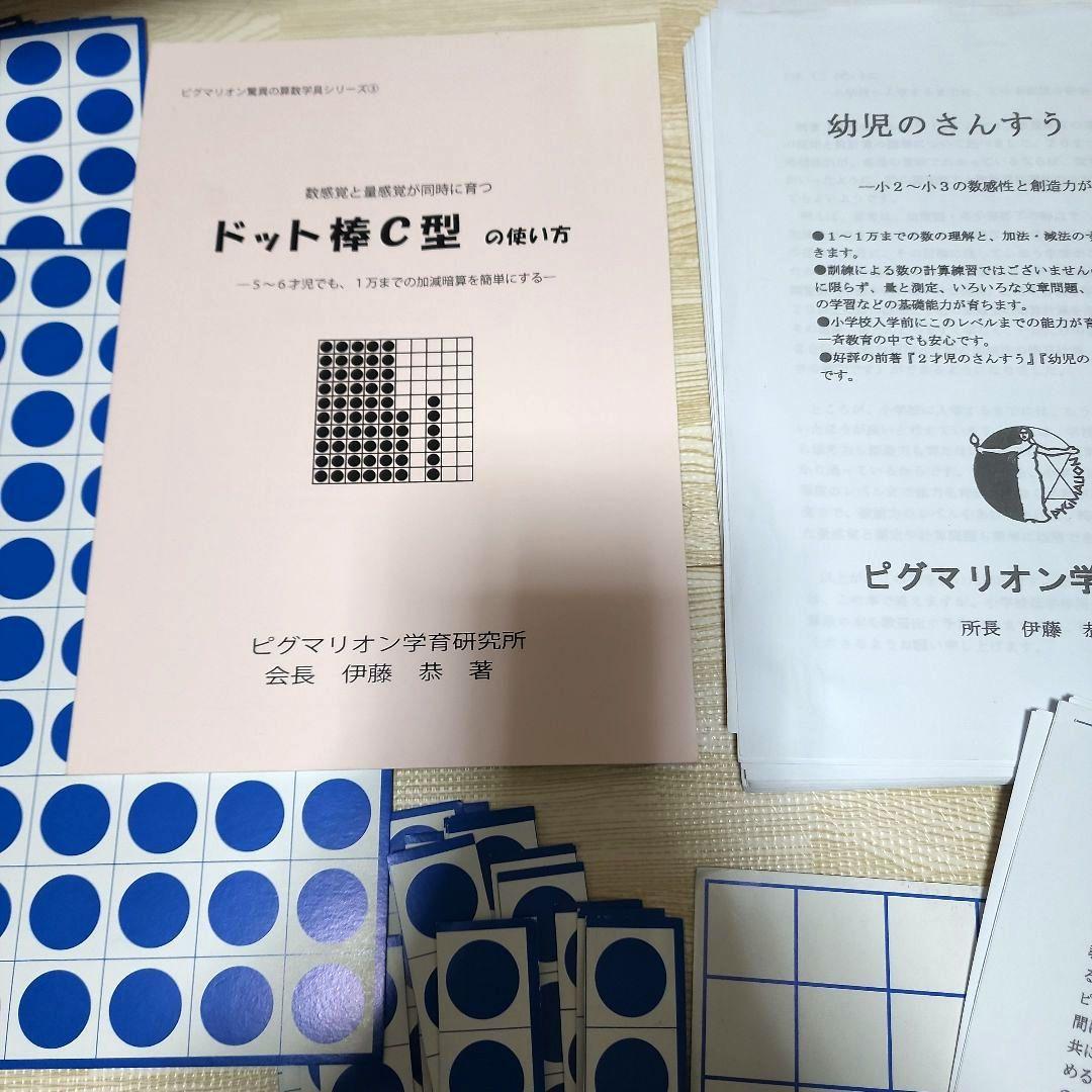 【ピグマリオン ドット棒C型の使い方＆幼児のさんすうⅢセット】