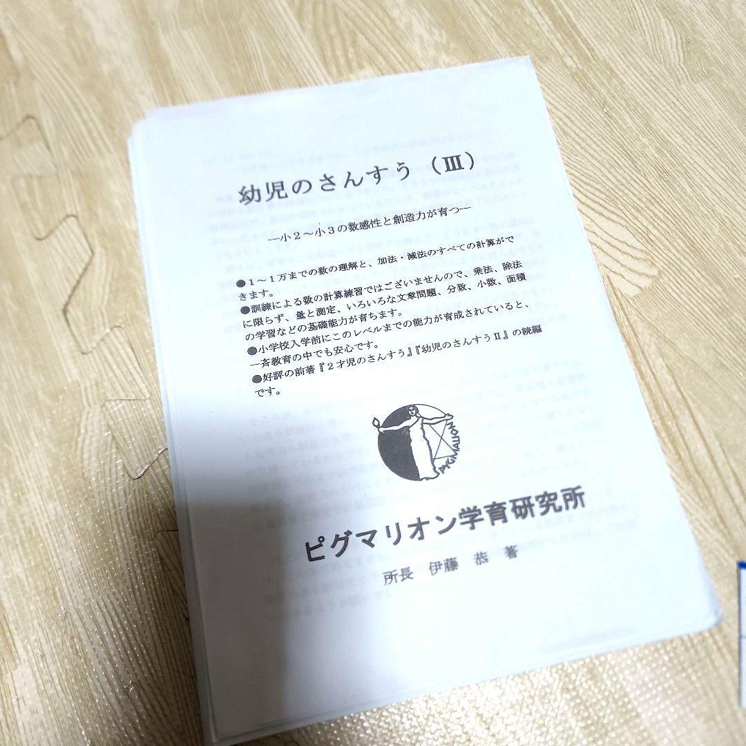【ピグマリオン ドット棒C型の使い方＆幼児のさんすうⅢセット】