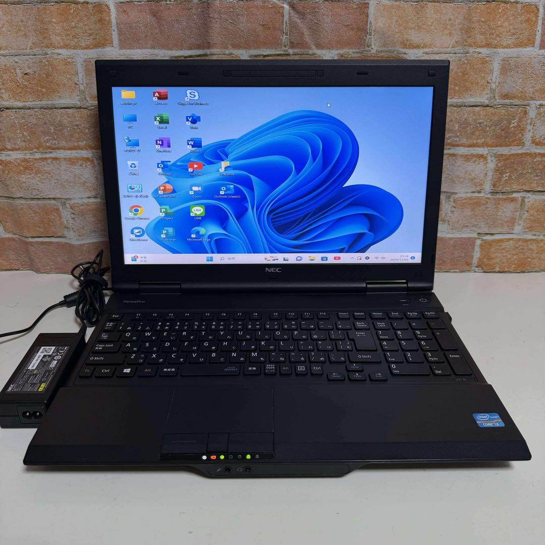 NEC ノートPC 高速起動SSD Windows11 オフィス付き