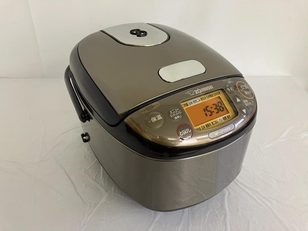 【極美品】象印 NP-GP05E9 IH炊飯ジャー 3合 ブラウン 2021年製