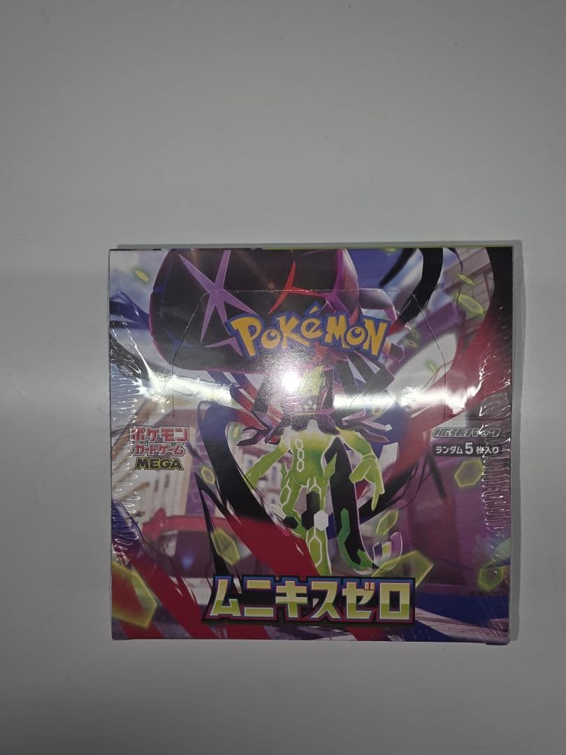 ポケモンカードゲーム　メガシリーズムニキスゼロ　シュリンク付き1Box完全未開封