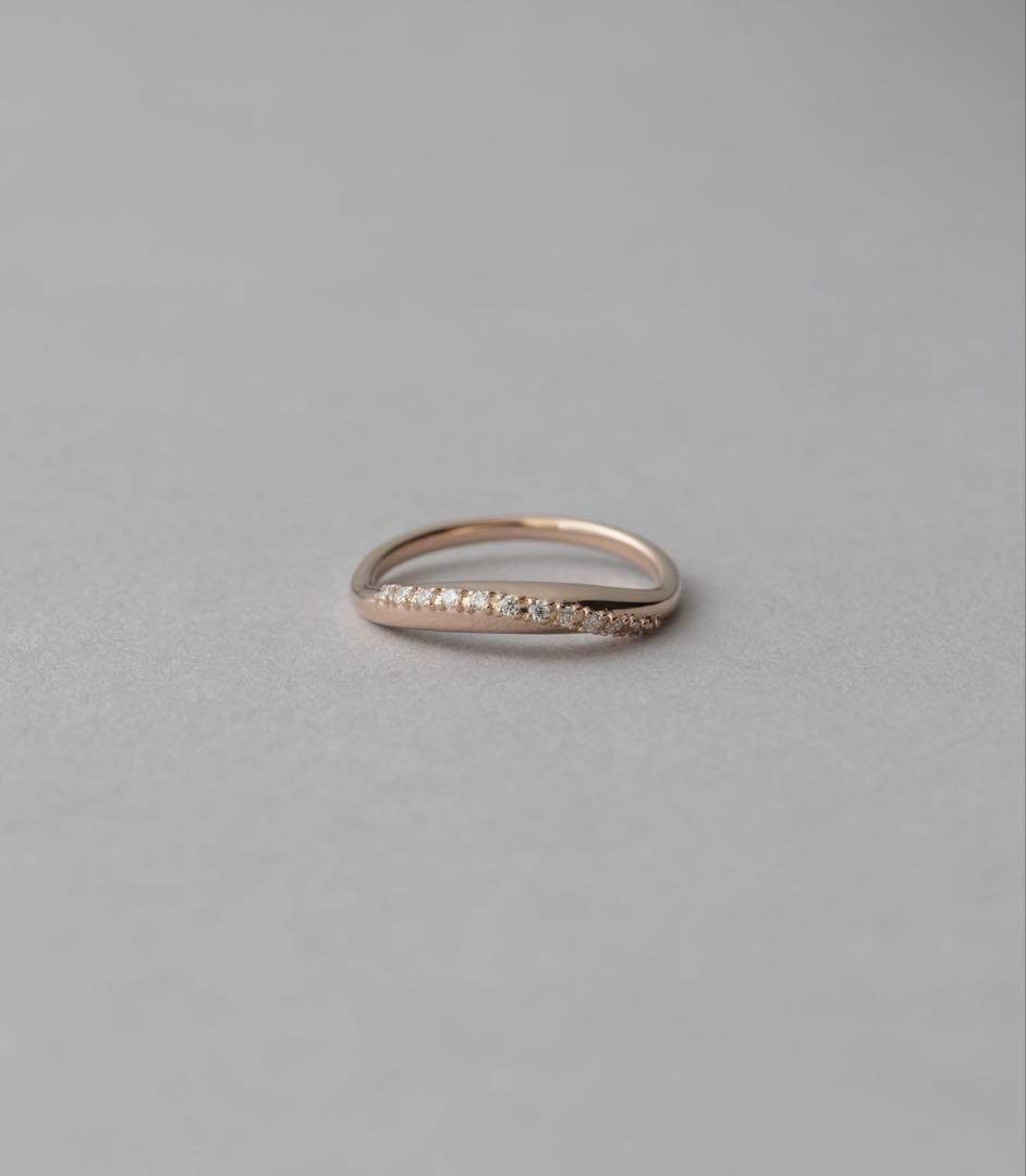 ete 未使用 リング 指輪 13号 ピンクゴールド