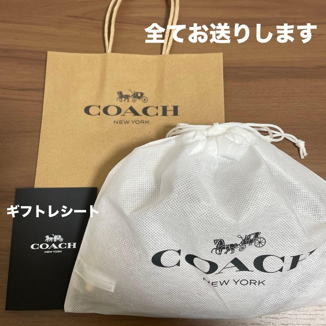 【新品未使用】COACHコーチ★ベルト★リバーシブル★シグネチャー★チャーム付