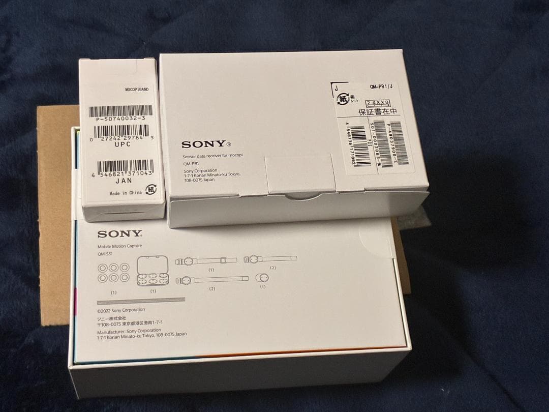 モーションキャプチャー　mocopi VRキット（QM-SS1/VRKIT）