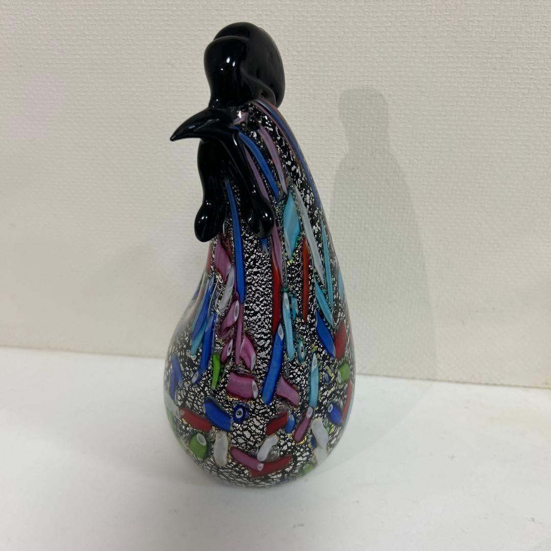 MURANO Formia ムラーノ　ヴェネチアン　鶏　美術品　工芸　イタリア製