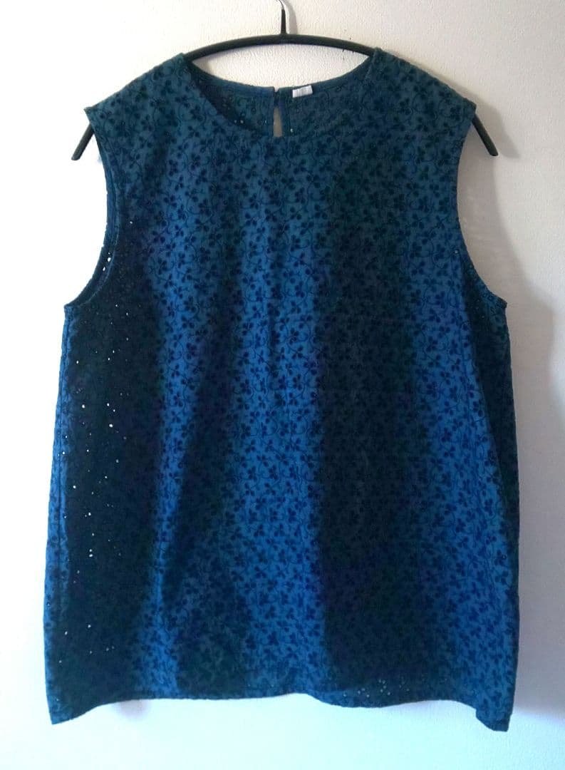 45r タペット カットワークキャミソール インディゴ