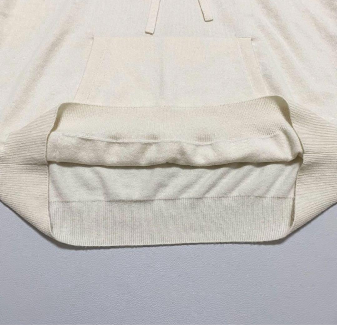 LOUIS VUITTON / ニットパーカー カシミヤ シルク オフホワイト