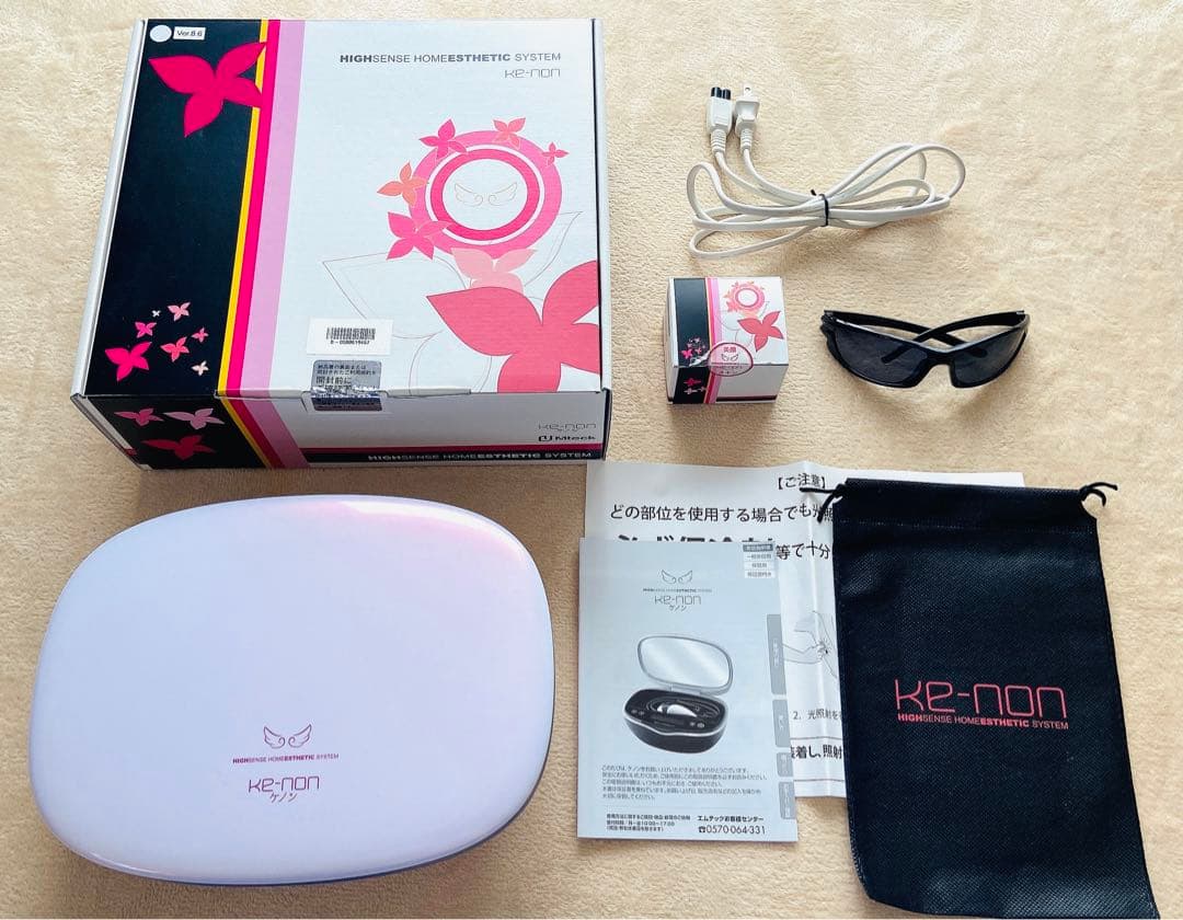 【美品】ケノン 脱毛器 verバージョン8.6【残量多数&カートリッジ付き◎】