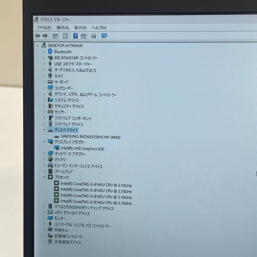 Windowsノート本体 Vaio VJPJ11C12N i3-8145U 8GB SSD256GB