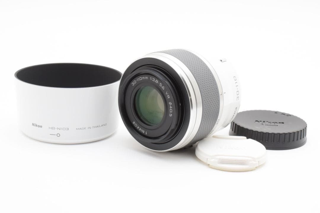 新品級 ニコン 1 30-110mm f3.8-5.6 VR ホワイト M805