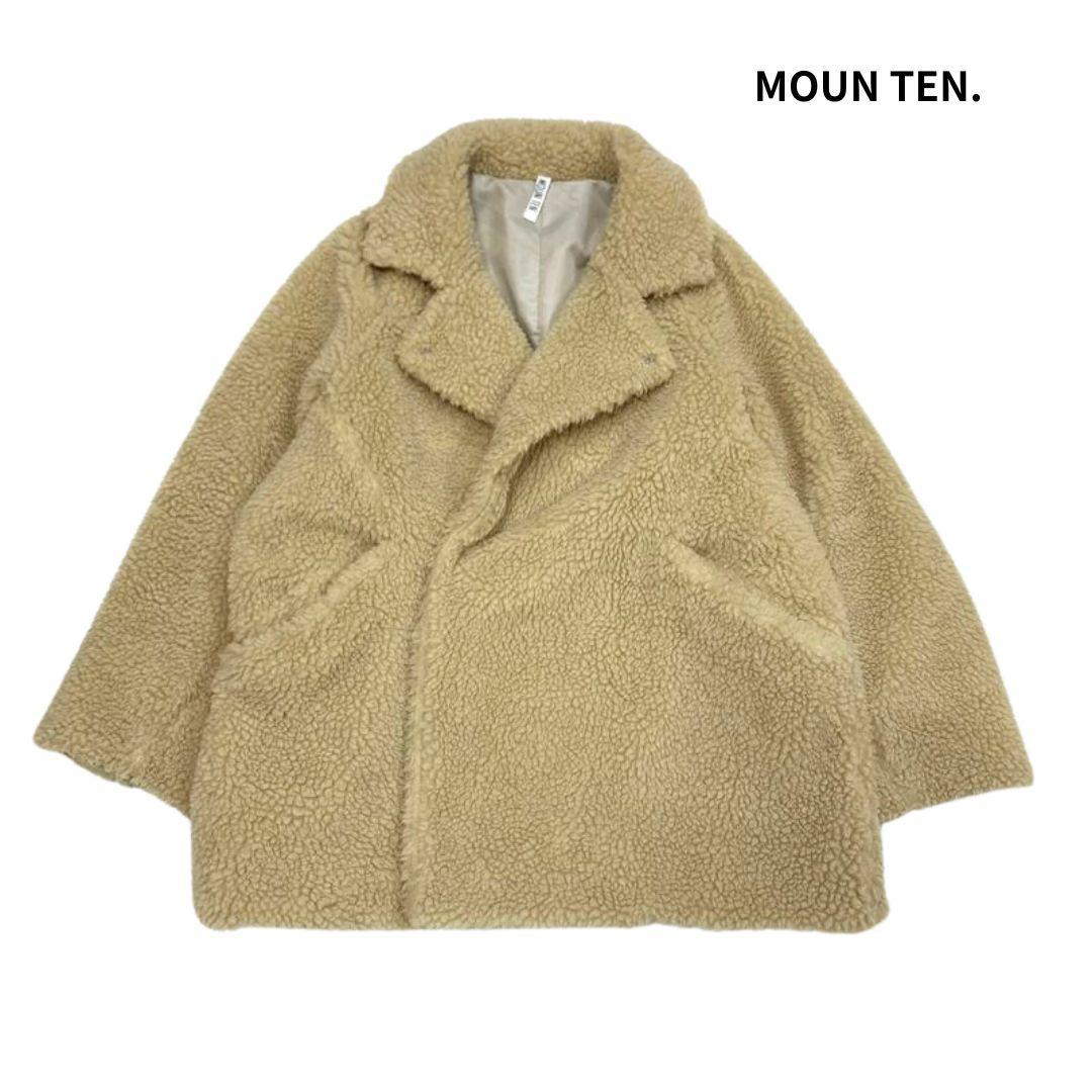 MOUN TEN. マウンテン boa half ボア コート ジャケット 0