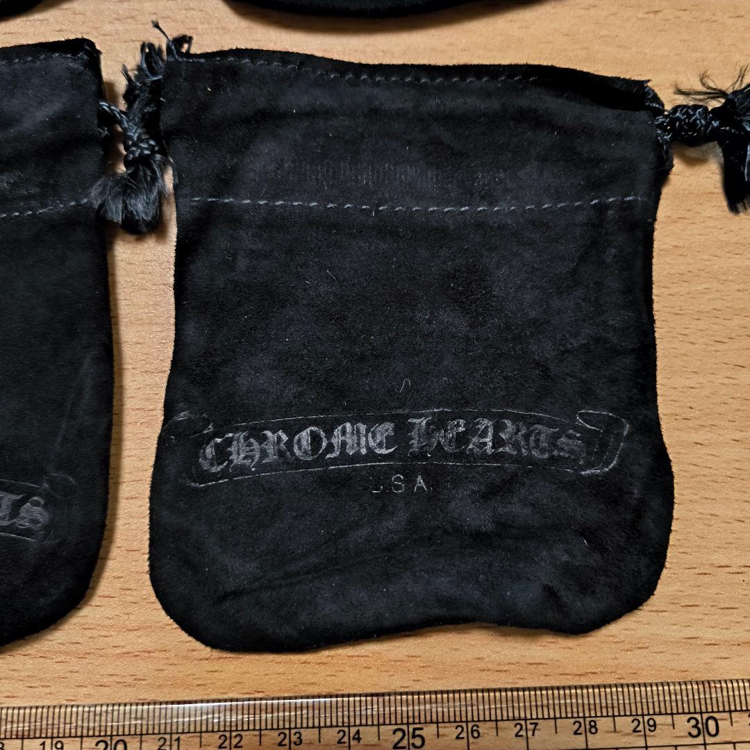 クロムハーツ　オールドポーチ　巾着　牛革　大サイズ　6つセット