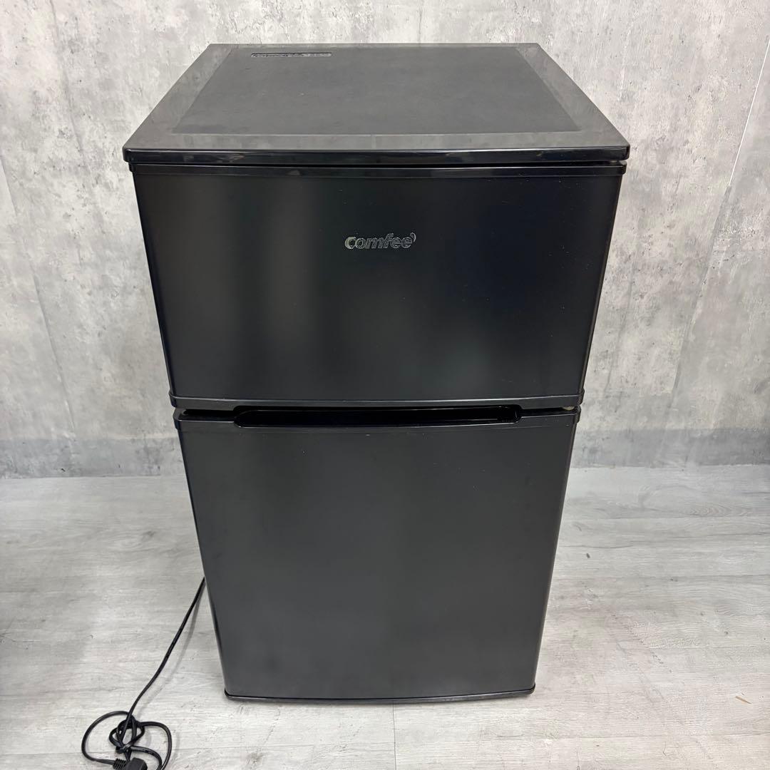 2024年製 コンフィー ノンフロン冷凍冷蔵庫 2ドア RCT90BL(E)