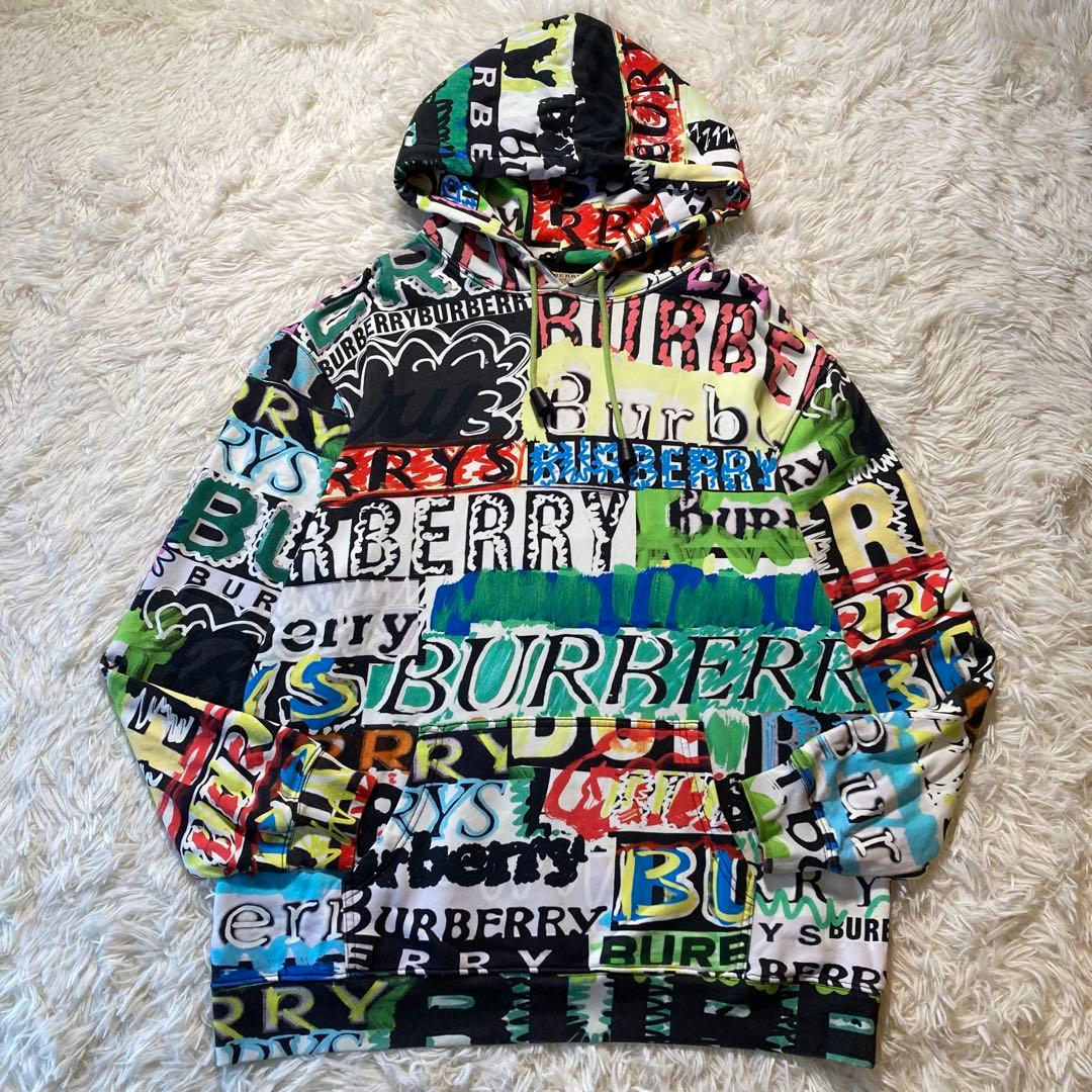 BURBERRY バーバリー グラフィック ロゴ プルオーバー パーカー