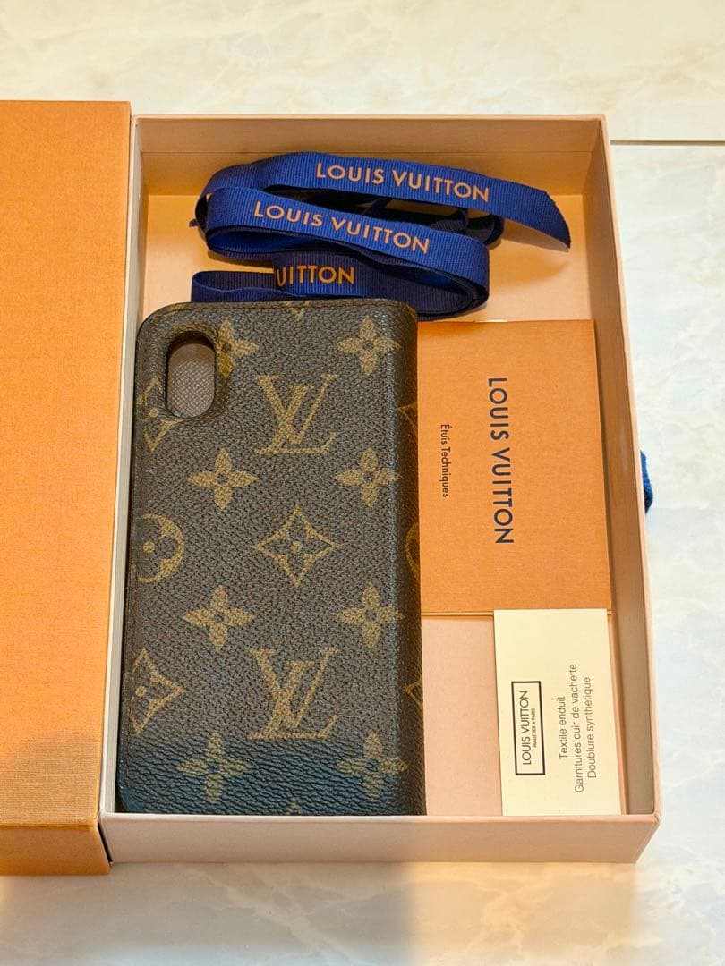 LOUIS VUITTON iPhoneX・XS用ケース モノグラム ★中古品★
