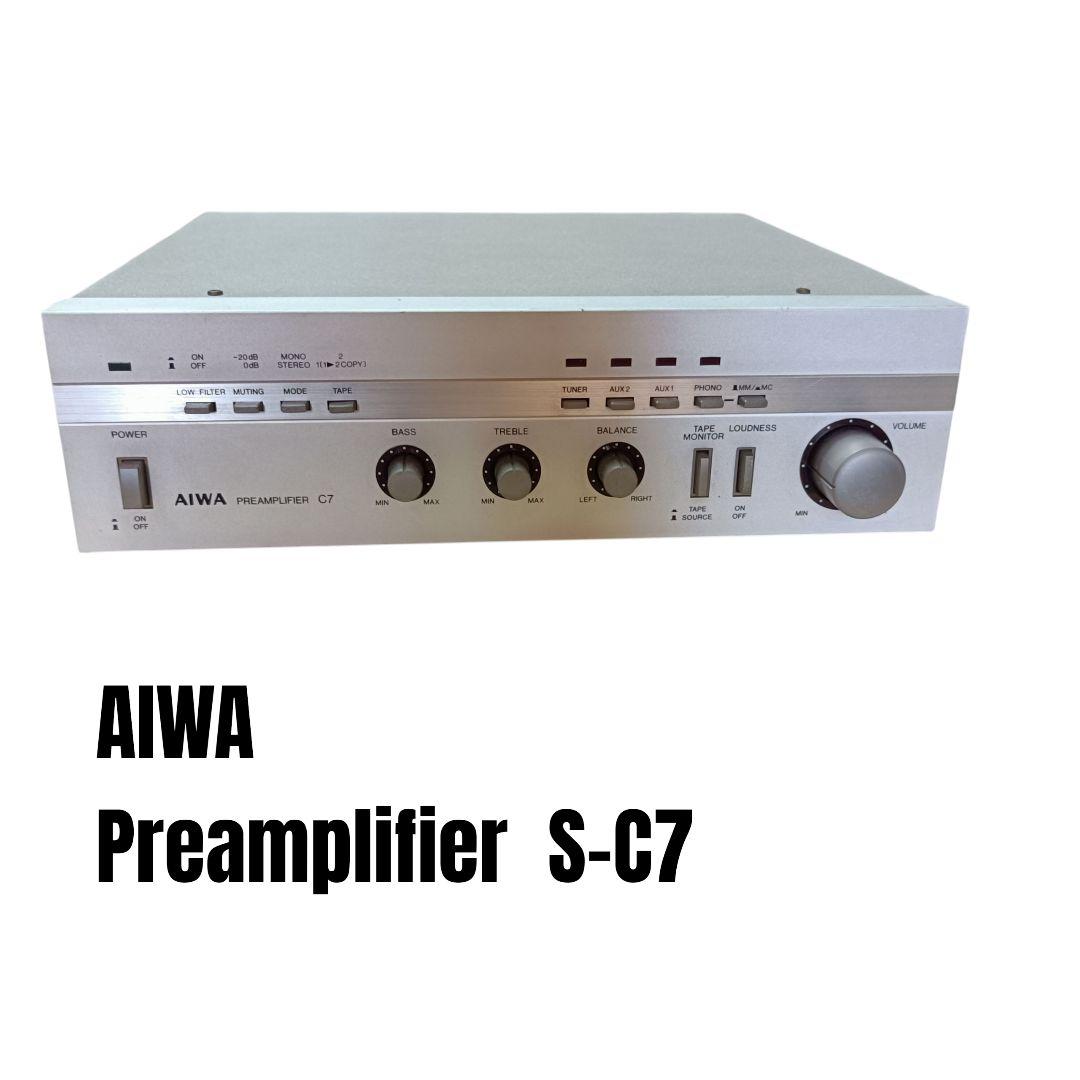 アンプ AIWA Preamprifier S-C7