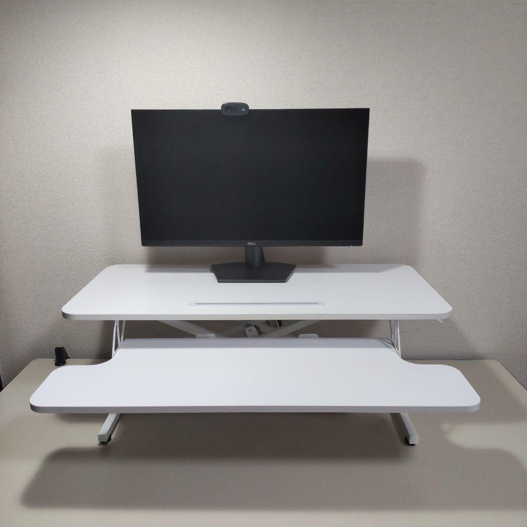 ERGOMAKER スタンディングデスク 卓上ガス圧昇降式